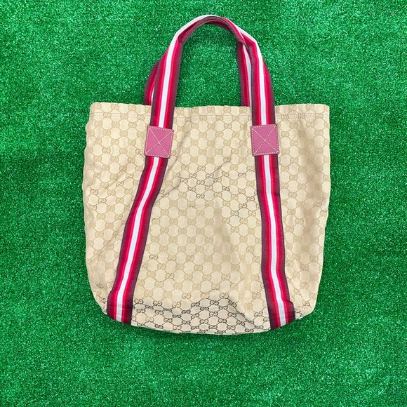 GUCCI monogram gg shopping bag - Picture 2 of 9